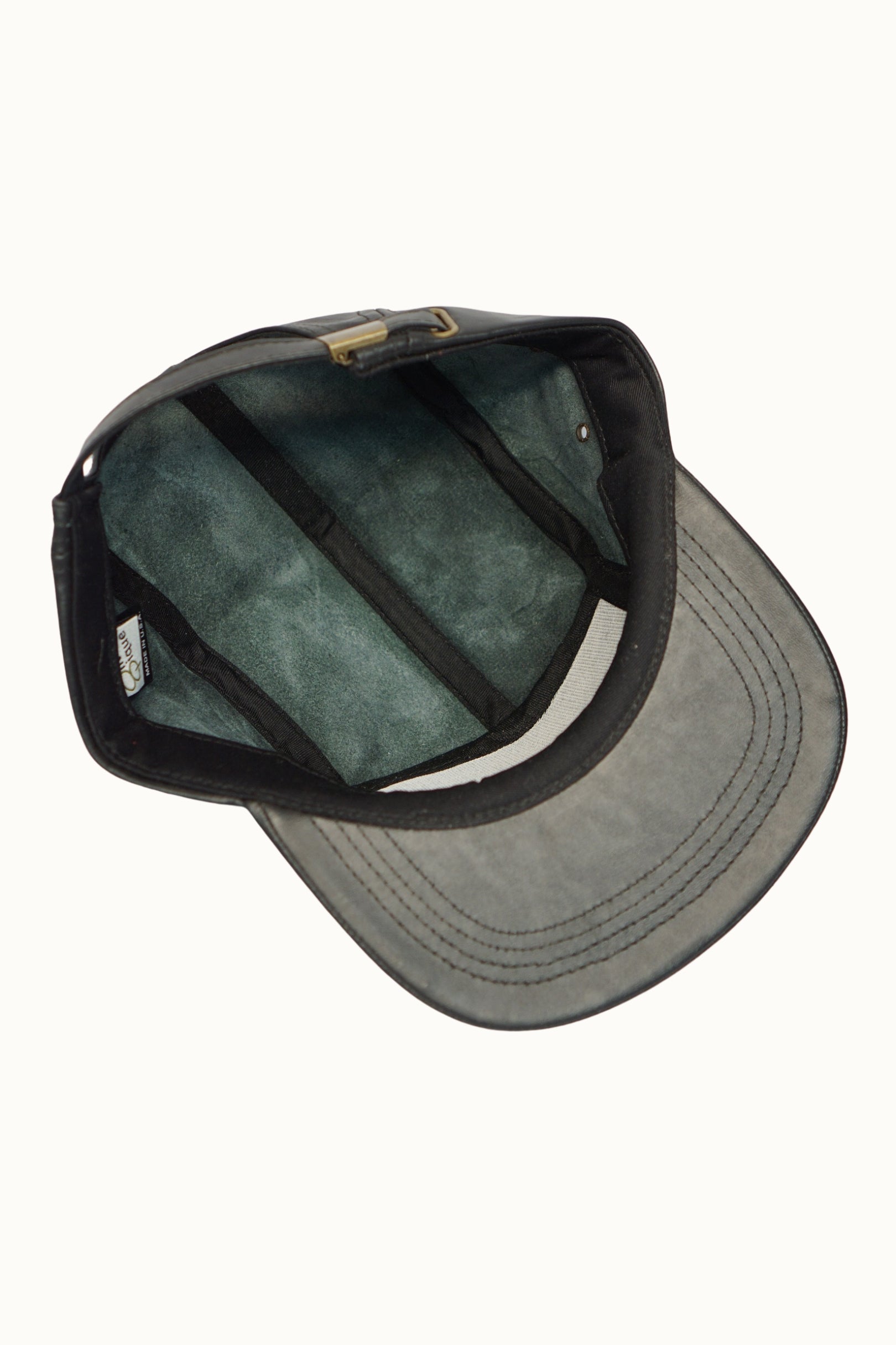 Genuine Leather 5-Panel Cap