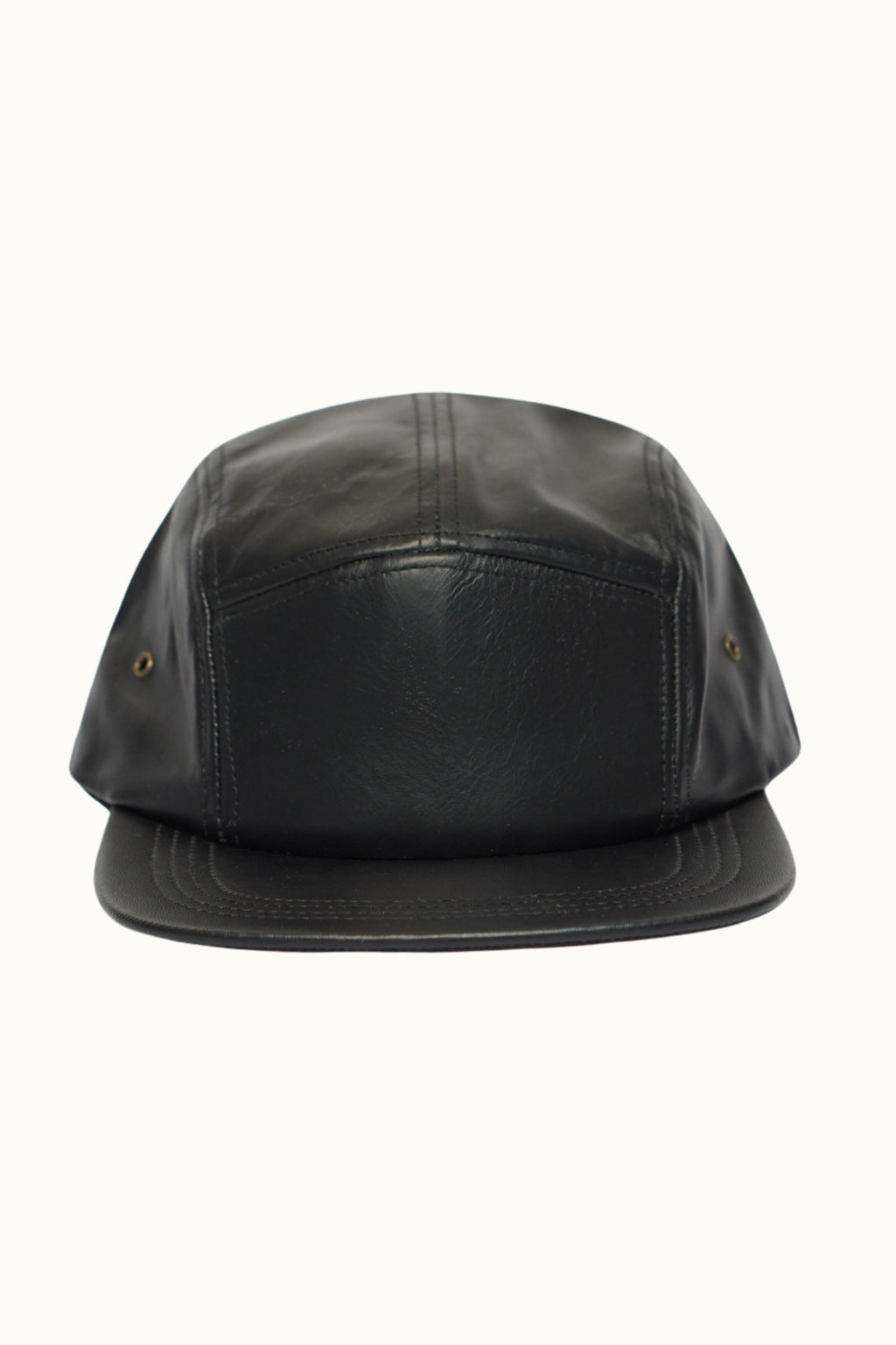 Genuine Leather 5-Panel Cap