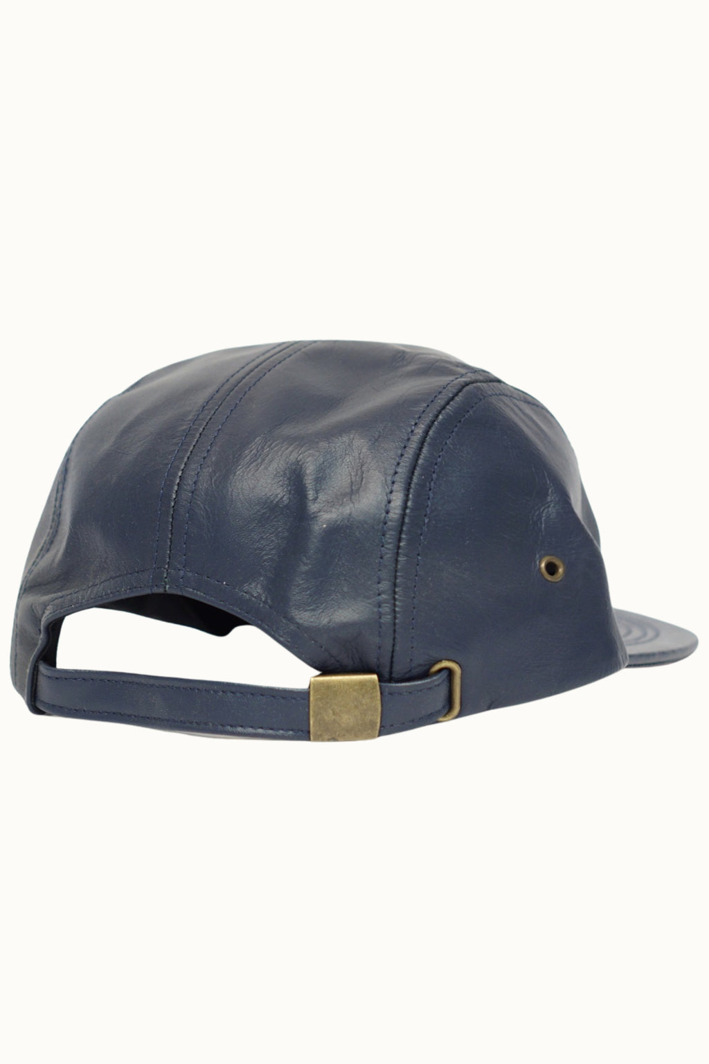 Genuine Leather 5-Panel Cap