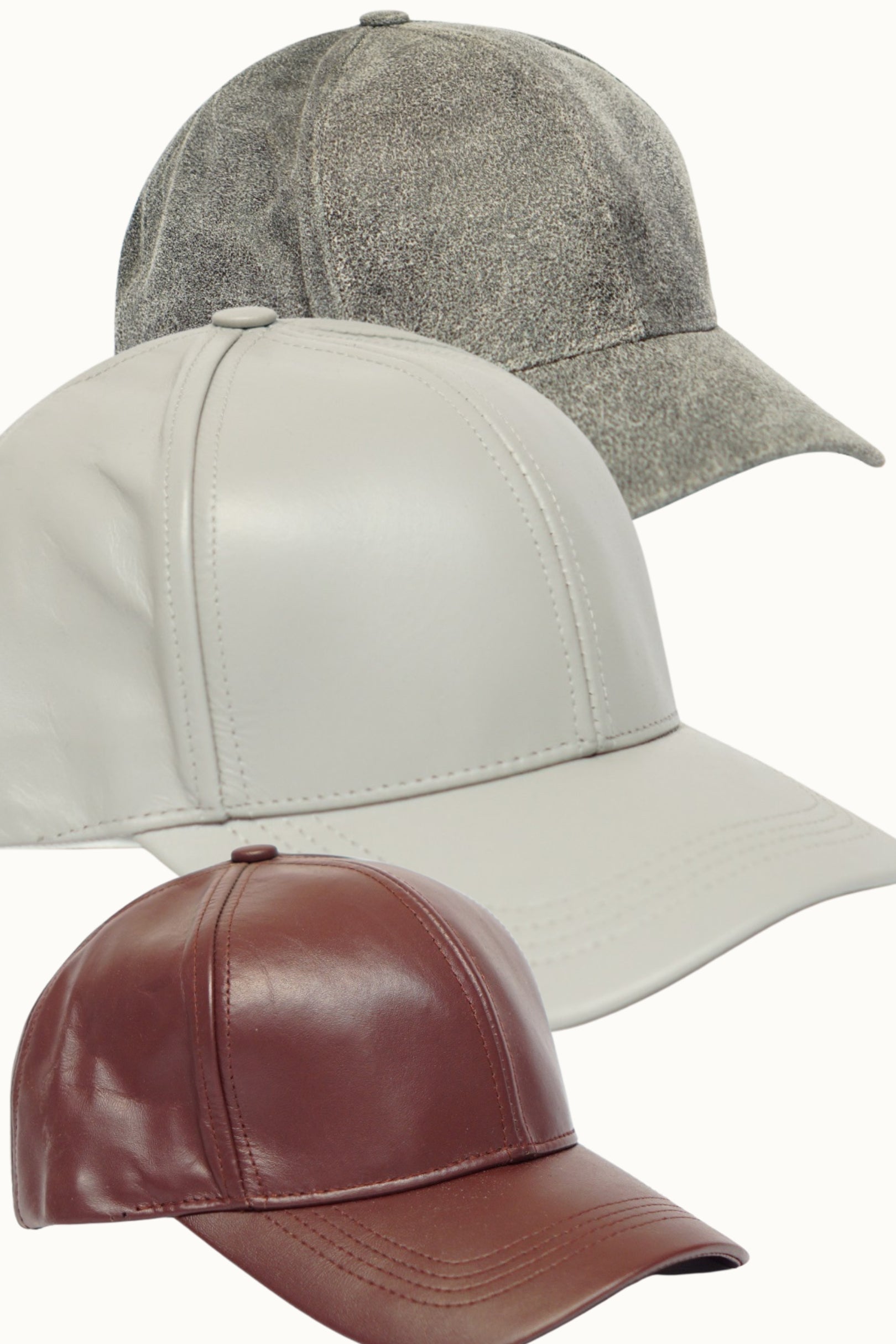 100% Genuine Cowhide Leather Dad Cap