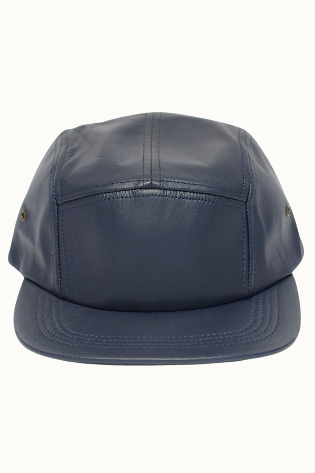 Genuine Leather 5-Panel Cap