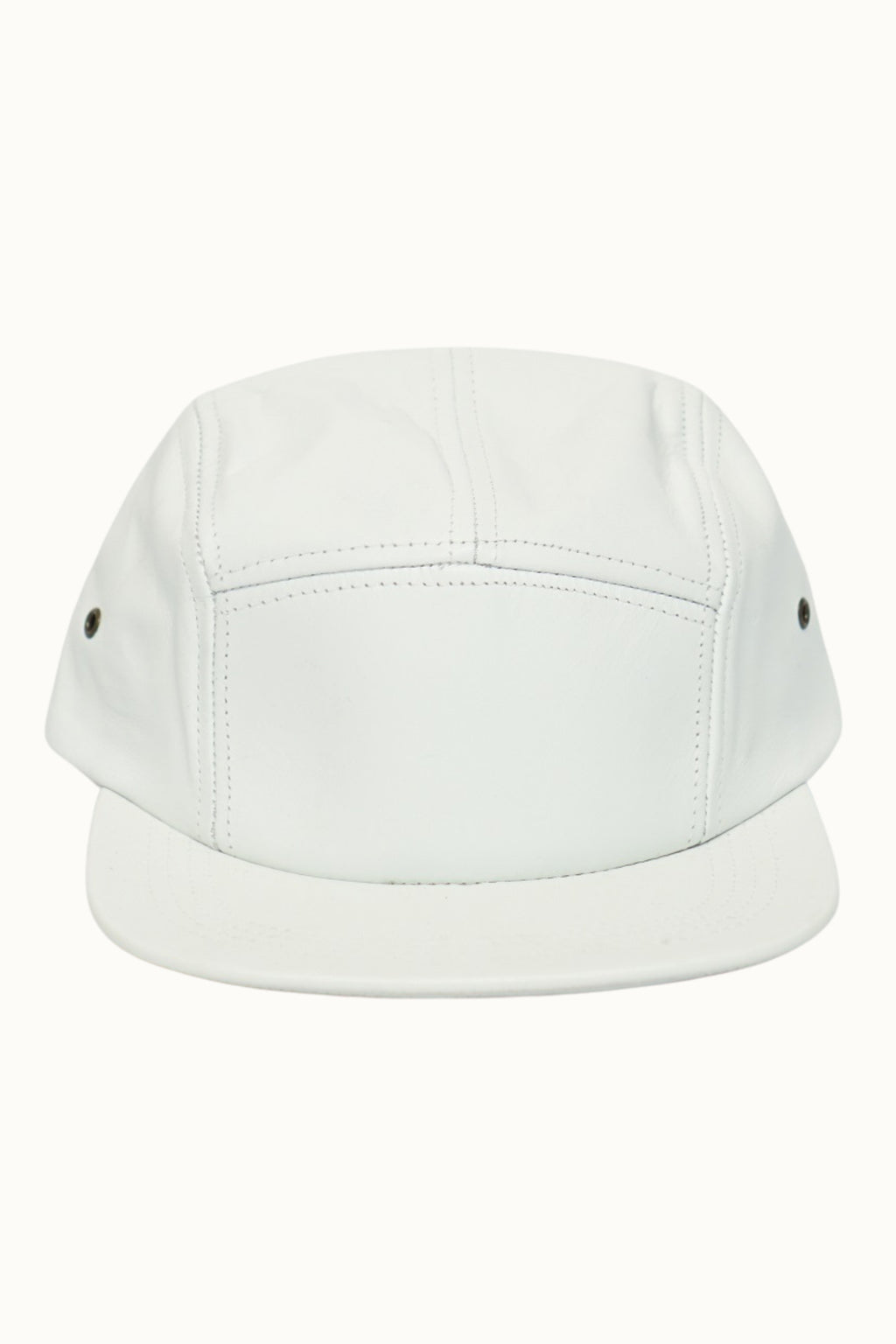 Genuine Leather 5-Panel Cap