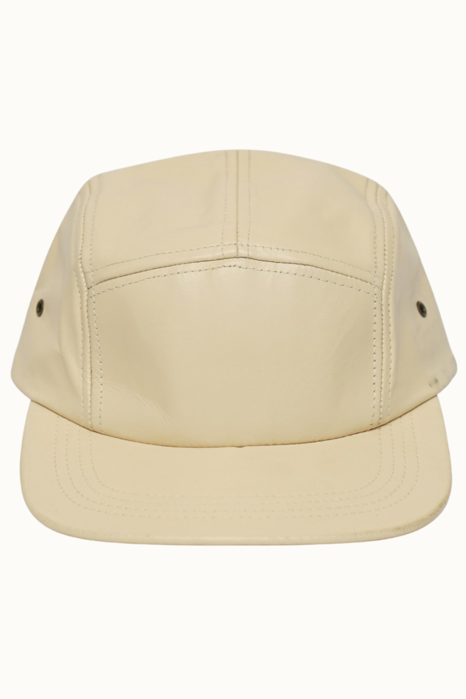 Genuine Leather 5-Panel Cap