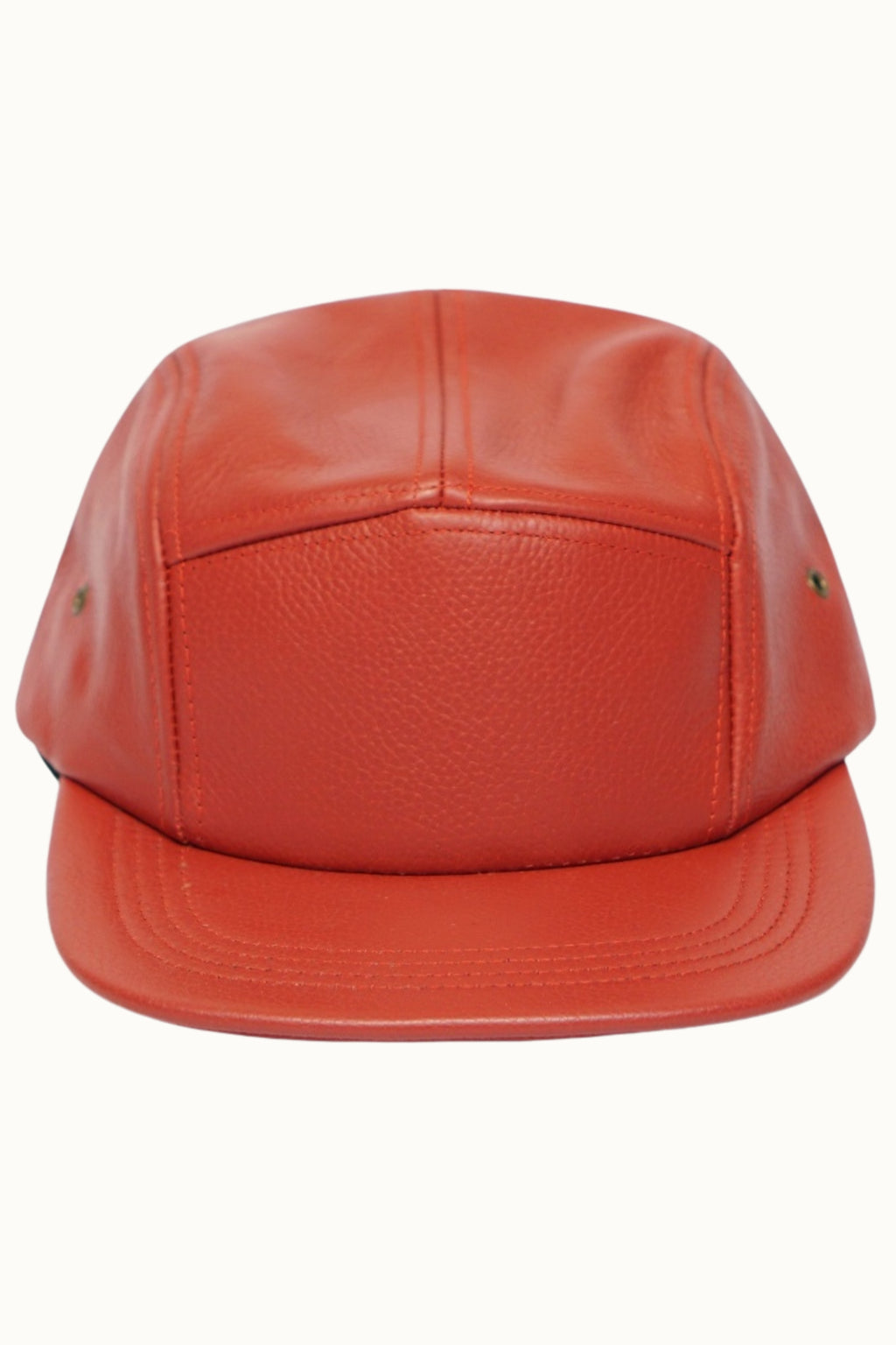 Genuine Leather 5-Panel Cap