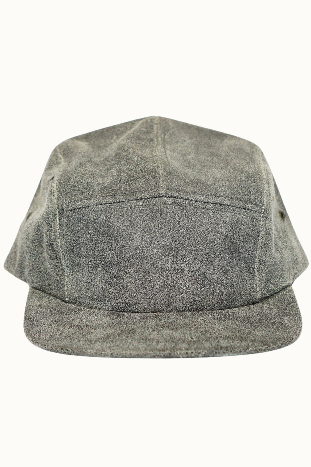 Genuine Leather 5-Panel Cap