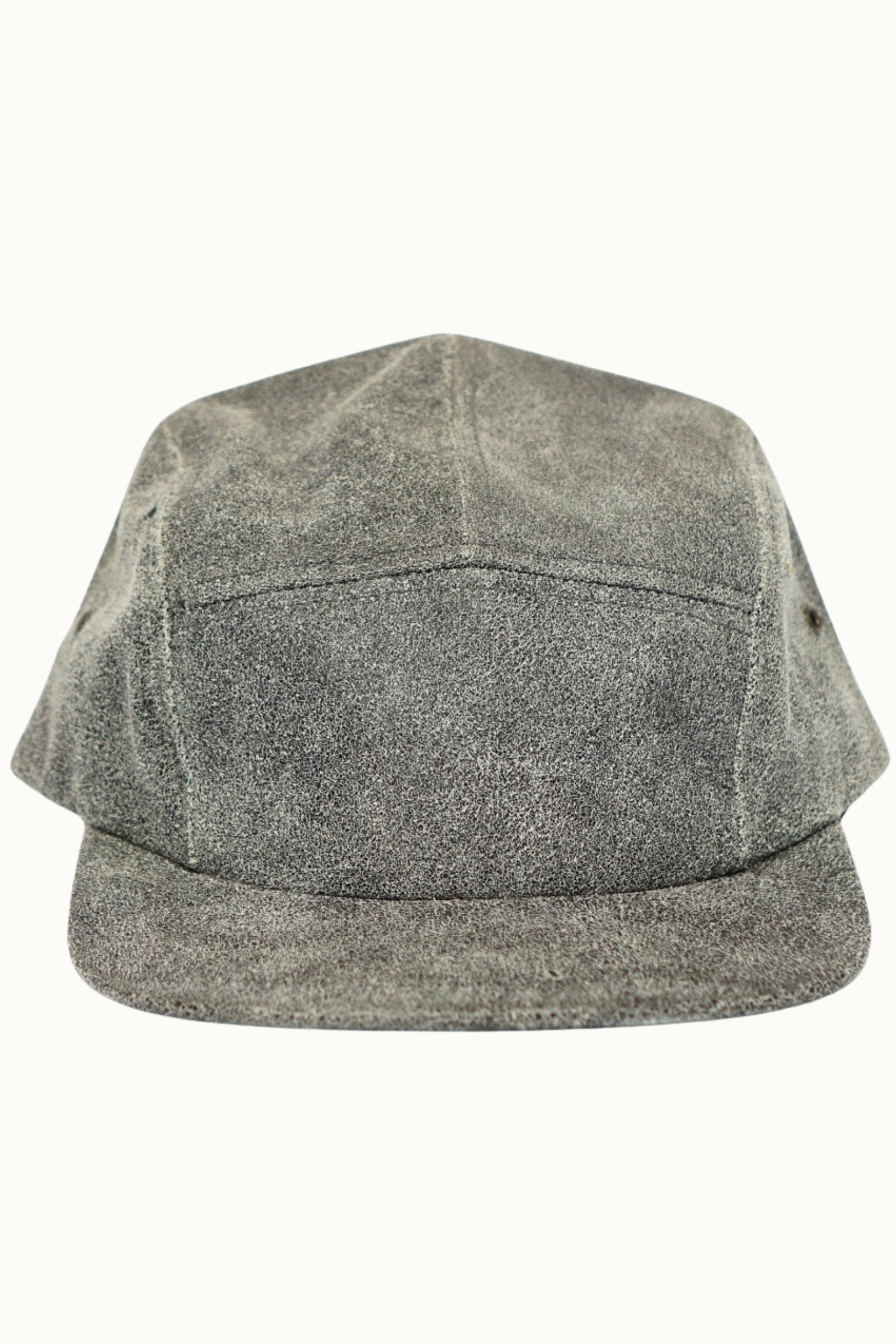 Genuine Leather 5-Panel Cap
