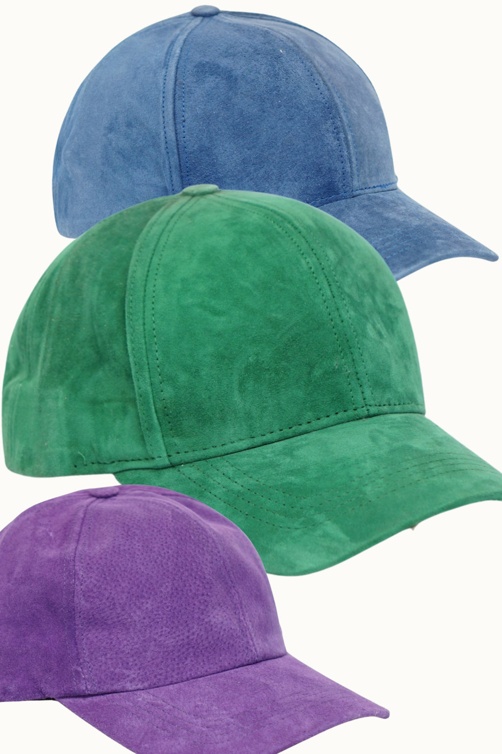 100% Genuine Suede Leather Dad Cap