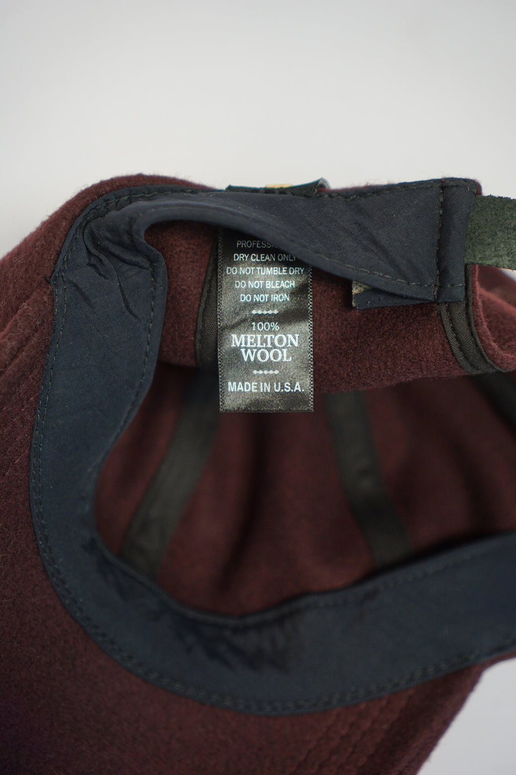 100% Melton Wool Dad Cap